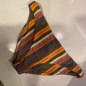 O’Neill Striped Hipster Bikini Bottoms Size M
